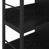 vidaXL Bookshelf Black Oak 82 x 32 x 79 cm Engineered Wood