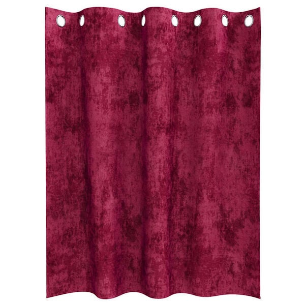 vidaXL Velvet Curtains 2 pcs Wine Red 140 x 140 cm Velvet