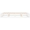 vidaXL Bed Frame without Mattress White 120x200 cm Solid Wood