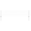 vidaXL Euro Fence with Post 25 x 0.4 m Galvanised Steel Silver Mesh
