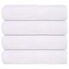 vidaXL Hand Towels "FROGN" 4 pcs White 50x100 cm 360 gsm