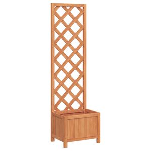 vidaXL Planter with Trellis 40x30x135 cm Solid Wood Fir