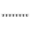 vidaXL Wall-Mounted Coat Rack Wall-mounted White 80 x 10.5 x 10.5 cm