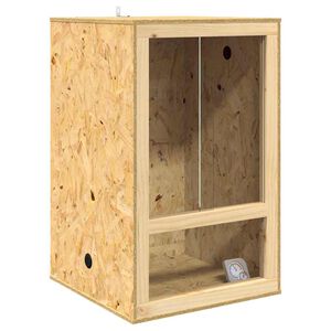 vidaXL Terrarium Brown 50 x 50 x 80 cm OSB