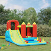 Happy Hop Bouncy Castle with Slide and Splash Pool 298x400x221 cm