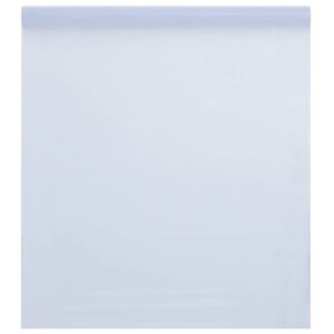 vidaXL Window Film Static Frosted White 45x500 cm PVC