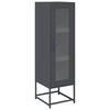 vidaXL Highboard Anthracite 36x39x123 cm Cold-rolled Steel