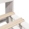 vidaXL Bookcase Bed without Mattress White 180x200 cm Super King Solid Wood