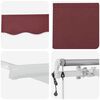 vidaXL Automatic Retractable Awning Burgundy 600x300 cm
