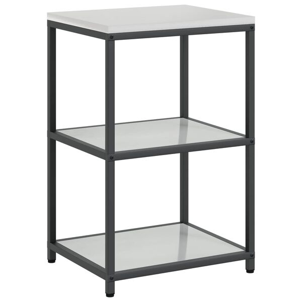 vidaXL Kitchen Storage with Shelf Silver 60 x 50 x 92 cm Steel