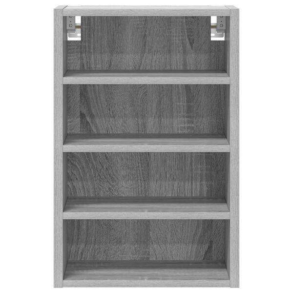 vidaXL Hanging Cabinet Riga Grey Sonoma 40x29.5x60 cm Engineered Wood