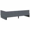 vidaXL Corner Bed Frame with Headboard Dark Grey 80 cm x 200 cm Velvet
