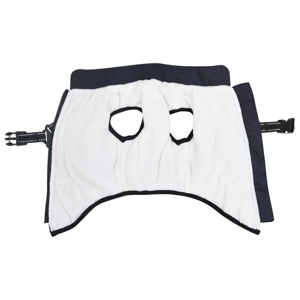 vidaXL Dog Coat Navy Blue L28