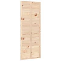 vidaXL Barn Door 80x1.8x214 cm Solid Wood Pine