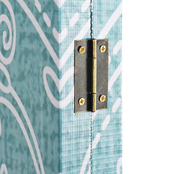 vidaXL Folding Room Divider 160x170 cm Butterfly Blue