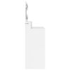 vidaXL Bedroom Dressing Tables High Gloss White 80 x 39.6 x 135 cm