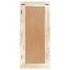 vidaXL Mirror White 110x50 cm Solid Mango Wood