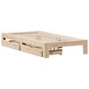 vidaXL Bed Frame without Mattress 90x200 cm Solid Wood Pine