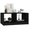 vidaXL Coffee Table Black 75x50x33.5 cm Solid Pinewood