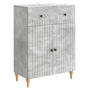 vidaXL Sideboard Concrete Grey 66 x 34.5 x 90 cm Engineered Wood