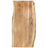 vidaXL Table Top Solid Acacia Wood 118x(50-60)x2.5 cm