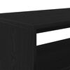 vidaXL TV Cabinet Black Oak 80x40x40 cm Engineered Wood