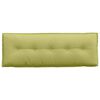 vidaXL Back Pillow Light Green 140 x 19 x 50 cm Fabric