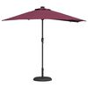 vidaXL Garden Parasol Bordeaux Red 294 x 150 x 223 cm