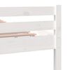 vidaXL Bed Frame without Mattress White Solid Wood 180x200 cm Super King