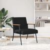vidaXL Armchair Black 59 x 75 x 78 cm Fabric