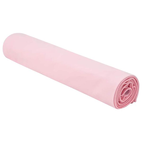 vidaXL Sports Towels 2 pcs Pink 140 x 70 cm Polyester and polyamide