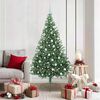vidaXL Artificial Pre-lit Christmas Tree Green 180 cm PVC