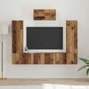 vidaXL TV Cabinet Set Wall-mounted 7 pcs Old Wood Engineered Wood