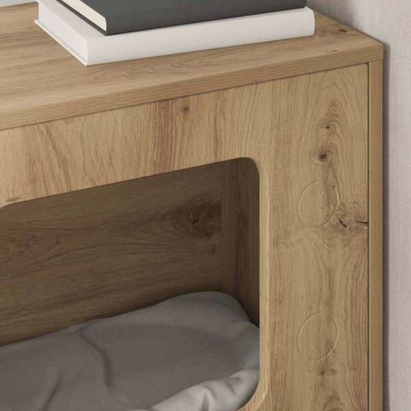 vidaXL Cat House Artisian Oak 51 x 30 x 52 cm Engineered Wood