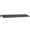 vidaXL Door Canopy Black 300x100 cm Polycarbonate