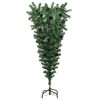 vidaXL Upside-down Artificial Pre-lit Christmas Tree with Ball Set