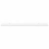 vidaXL Picture Frame Ledge Shelves 2 pcs White 80x9x3 cm MDF