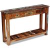 vidaXL Console Table Solid Reclaimed Wood 120x30x76 cm