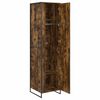 vidaXL Warderobe 2 pcs Smoke Oak 50 x 50 x 200 cm Engineered Wood