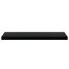 vidaXL Floating Wall Shelves 2 pcs High Gloss Black 80x23.5x3.8 cm MDF
