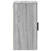 vidaXL Bathroom Cabinet Wall-mounted Grey Sonoma 30 x 31.5 x 61 cm