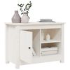 vidaXL TV Cabinet White 70x36.5x52 cm Solid Wood Pine