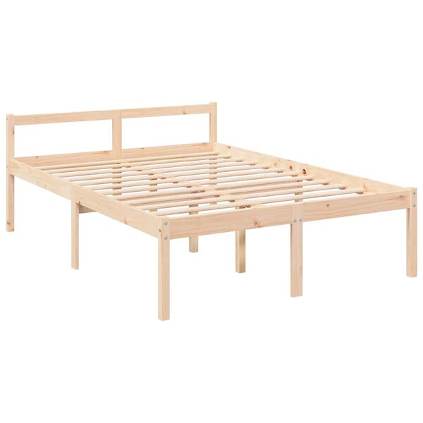 vidaXL Senior Bed without Mattress 135x190cm Double