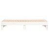vidaXL Pull-out Day Bed without Mattress White 2x(75x190) cm