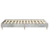 vidaXL Bed Frame No Mattress Concrete Grey 140x190 cm Engineered Wood