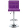 vidaXL Bar Stools 2 pcs Purple Faux Leather
