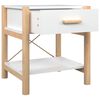 vidaXL Bedside Tables 2pcs White 42x38x45 cm Engineered Wood