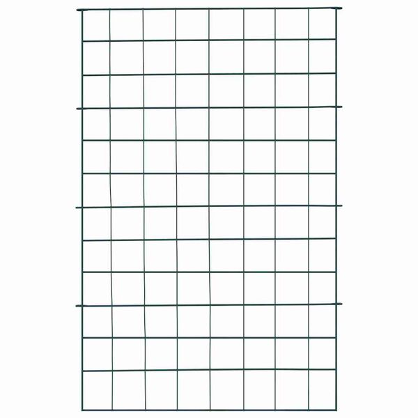 vidaXL Pond Fence Set 8 pcs Green 50 x 80 cm Steel