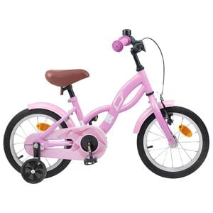 vidaXL Kids Bike 12 Inches for 2-4 Years Old Light Pink