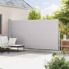 vidaXL Patio Retractable Side Awning 200x500 cm Grey